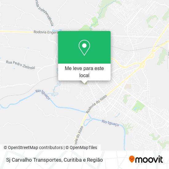 Sj Carvalho Transportes mapa