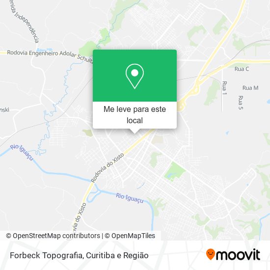 Forbeck Topografia mapa