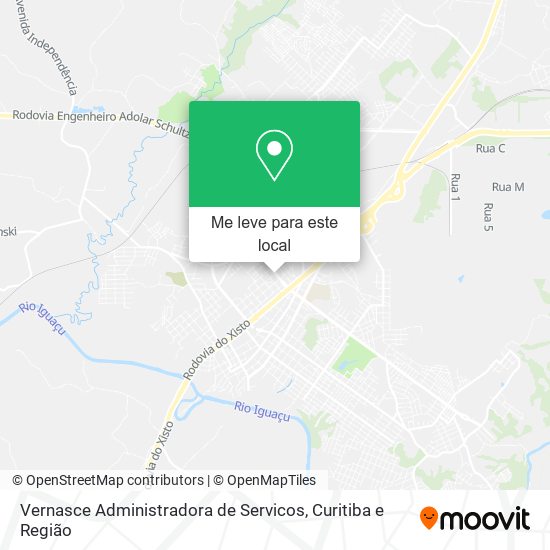 Vernasce Administradora de Servicos mapa