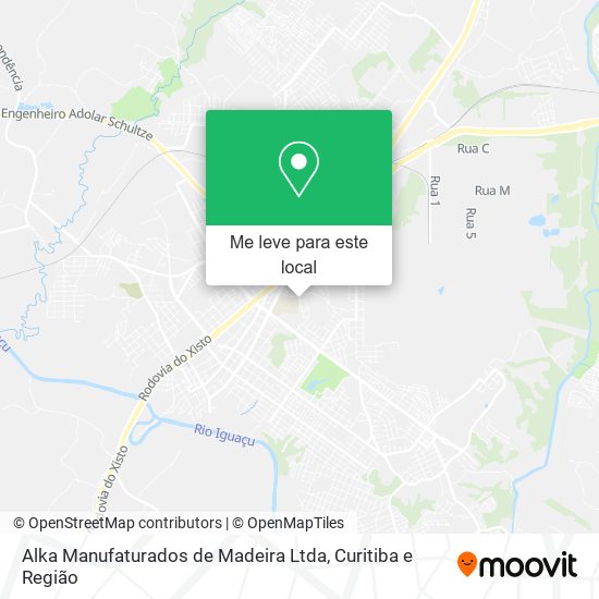Alka Manufaturados de Madeira Ltda mapa
