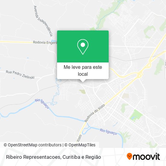 Ribeiro Representacoes mapa
