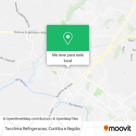 Tecclima Refrigeracao mapa