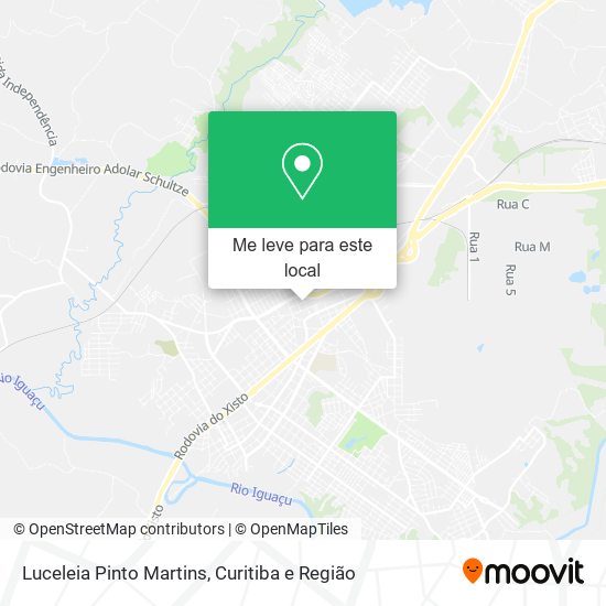 Luceleia Pinto Martins mapa