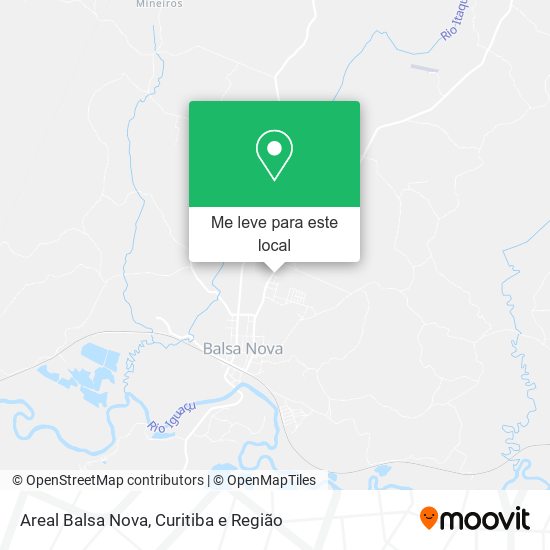 Areal Balsa Nova mapa