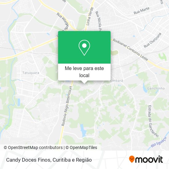 Candy Doces Finos mapa