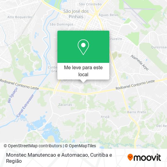 Monstec Manutencao e Automacao mapa