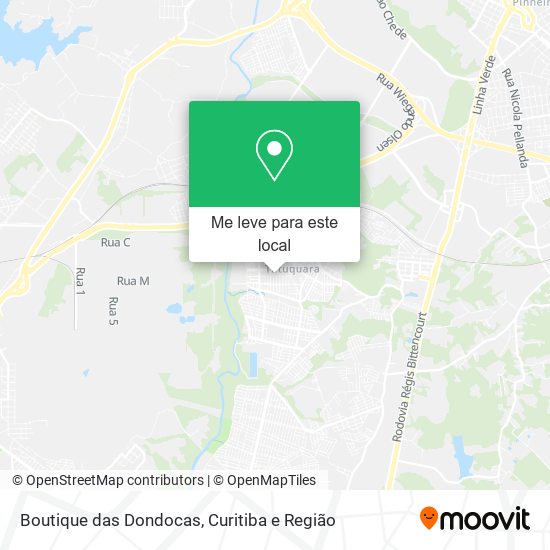 Boutique das Dondocas mapa