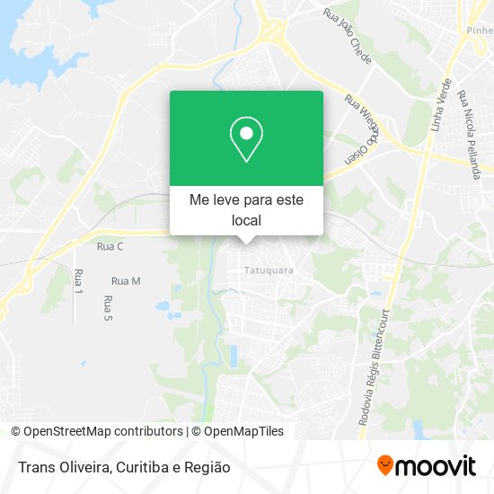 Trans Oliveira mapa