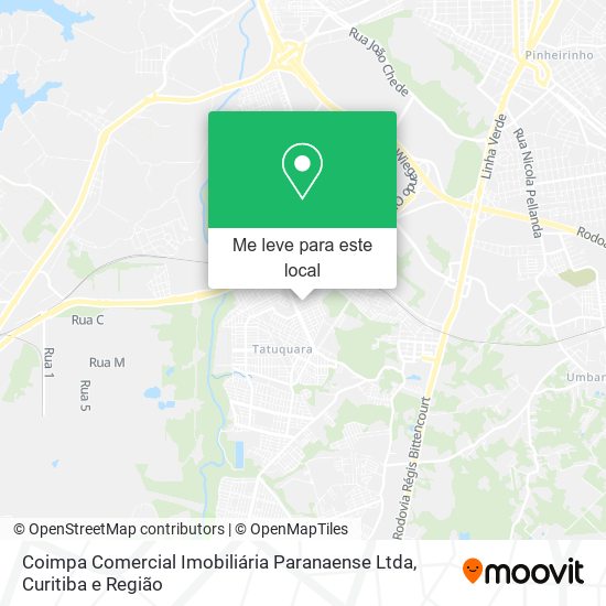 Coimpa Comercial Imobiliária Paranaense Ltda mapa