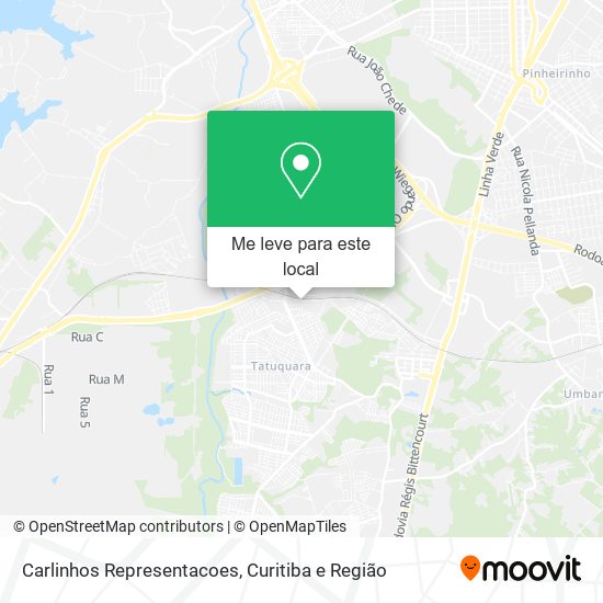 Carlinhos Representacoes mapa