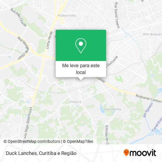 Duck Lanches mapa
