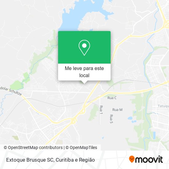 Extoque Brusque SC mapa