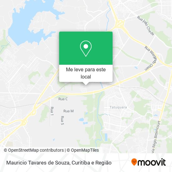 Mauricio Tavares de Souza mapa