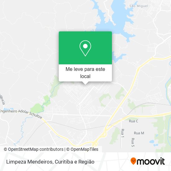Limpeza Mendeiros mapa