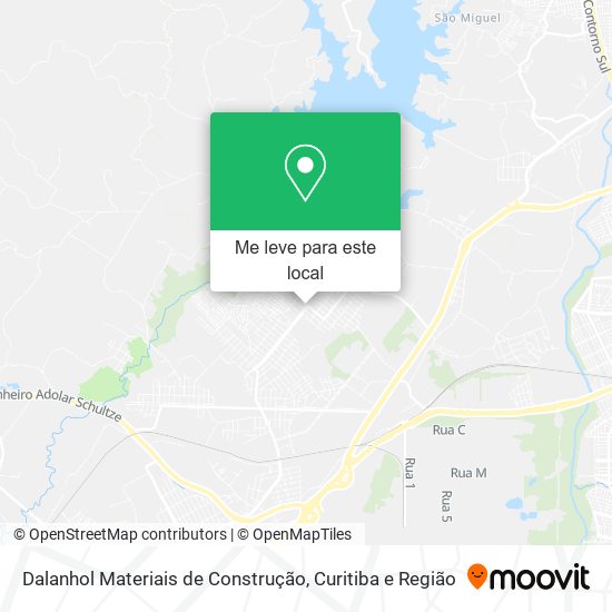 Dalanhol Materiais de Construção mapa