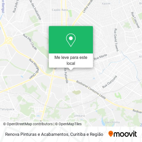 Renova Pinturas e Acabamentos mapa