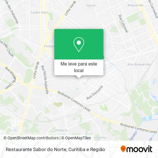 Restaurante Sabor do Norte mapa