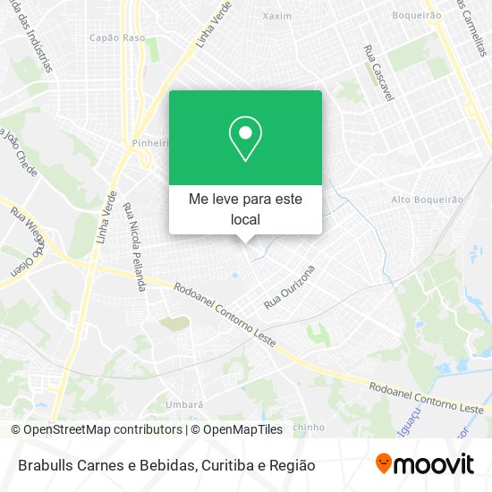 Brabulls Carnes e Bebidas mapa