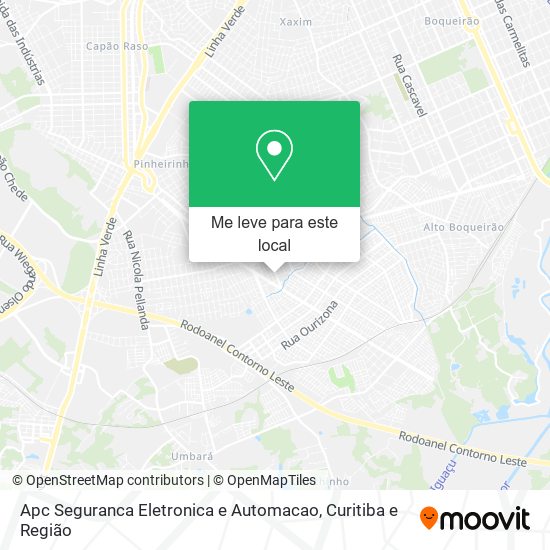 Apc Seguranca Eletronica e Automacao mapa