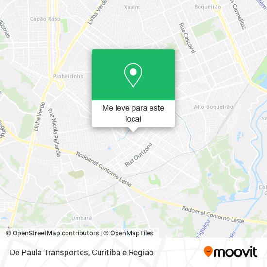 De Paula Transportes mapa