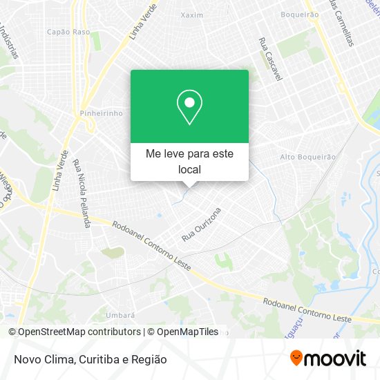 Novo Clima mapa