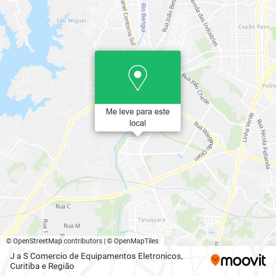 J a S Comercio de Equipamentos Eletronicos mapa