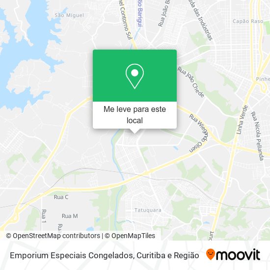 Emporium Especiais Congelados mapa