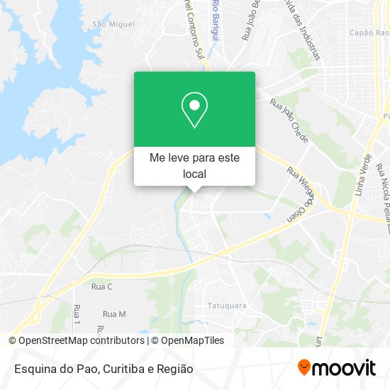 Esquina do Pao mapa