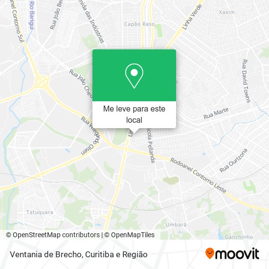 Ventania de Brecho mapa