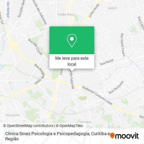 Clinica Smez Psicologia e Psicopedagogia mapa