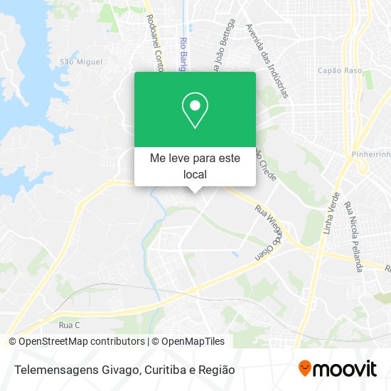 Telemensagens Givago mapa