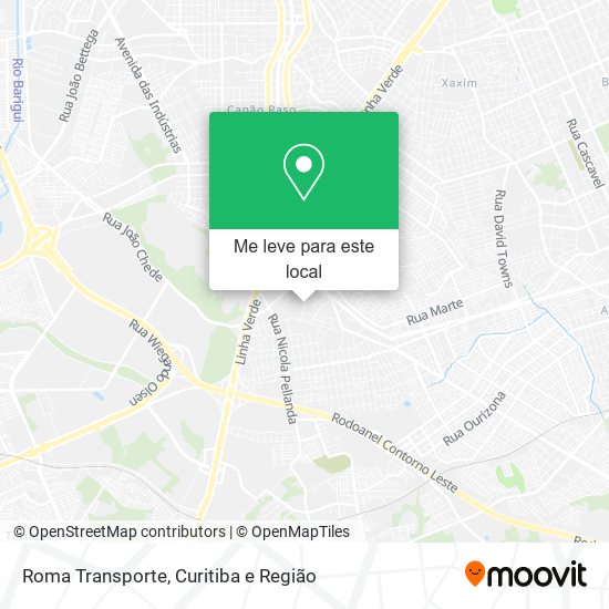 Roma Transporte mapa