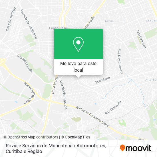 Roviale Servicos de Manuntecao Automotores mapa