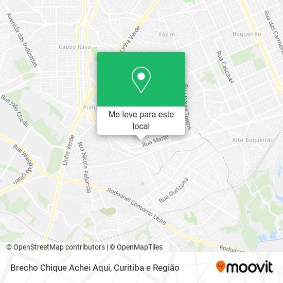 Brecho Chique Achei Aqui mapa