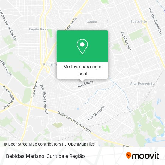 Bebidas Mariano mapa