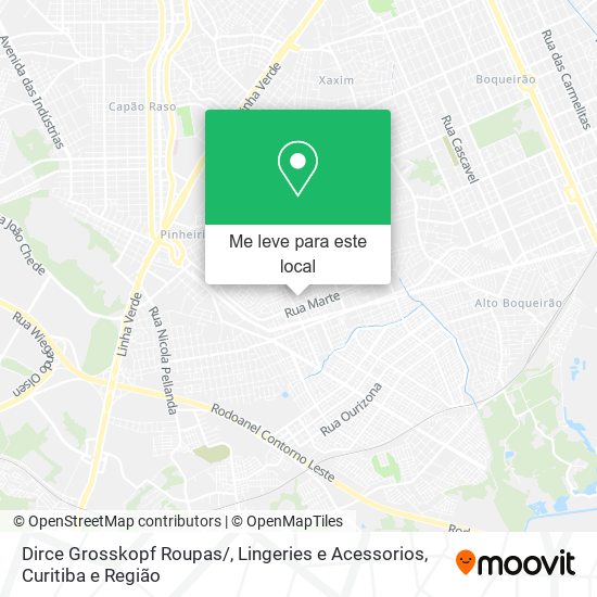 Dirce Grosskopf Roupas / , Lingeries e Acessorios mapa