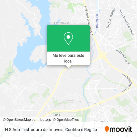N S Administradora de Imoveis mapa