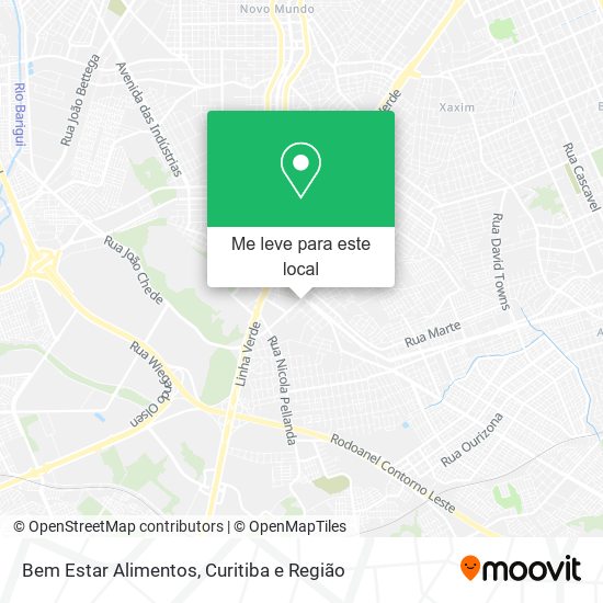 Bem Estar Alimentos mapa