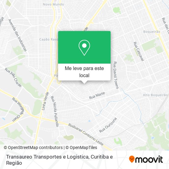 Transaureo Transportes e Logistica mapa