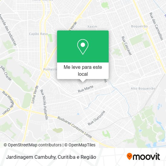 Jardinagem Cambuhy mapa