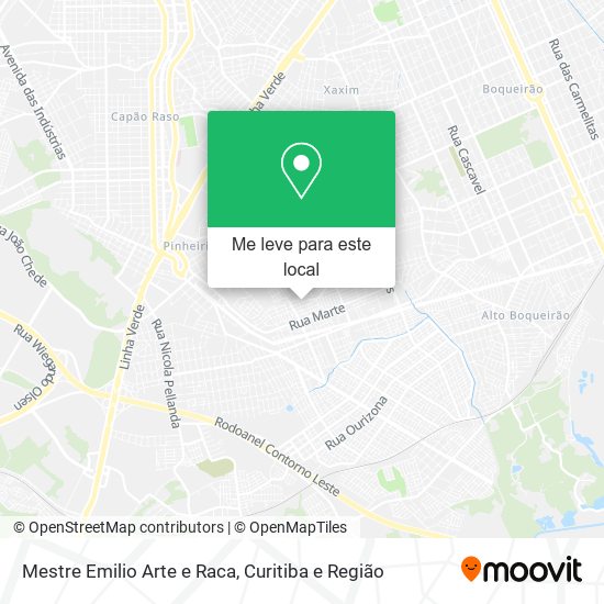 Mestre Emilio Arte e Raca mapa