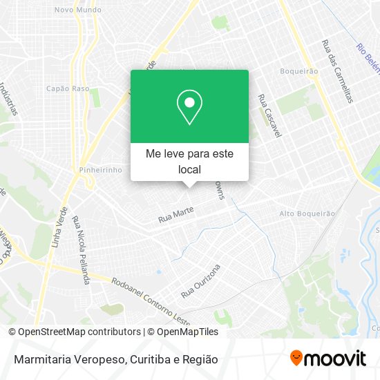 Marmitaria Veropeso mapa