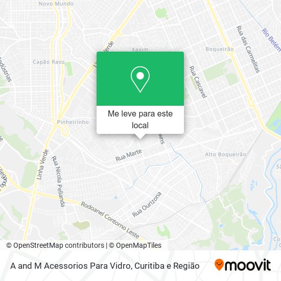 A and M Acessorios Para Vidro mapa