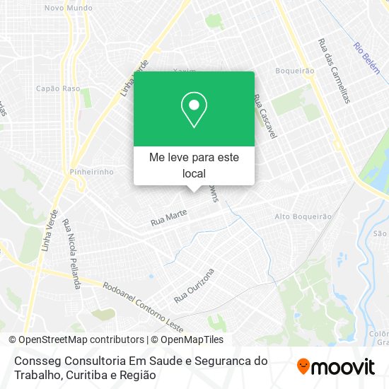 Consseg Consultoria Em Saude e Seguranca do Trabalho mapa