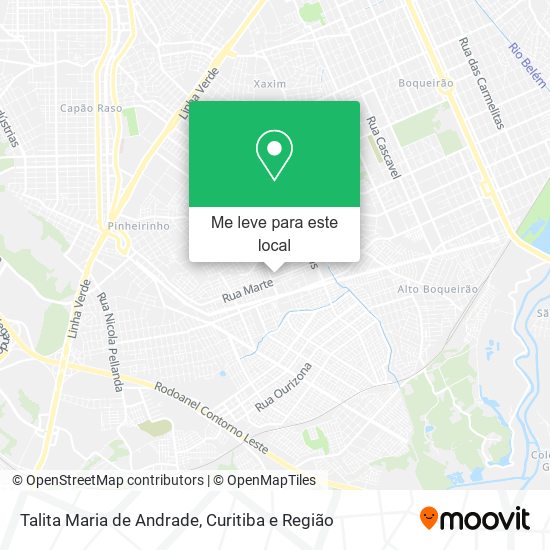 Talita Maria de Andrade mapa