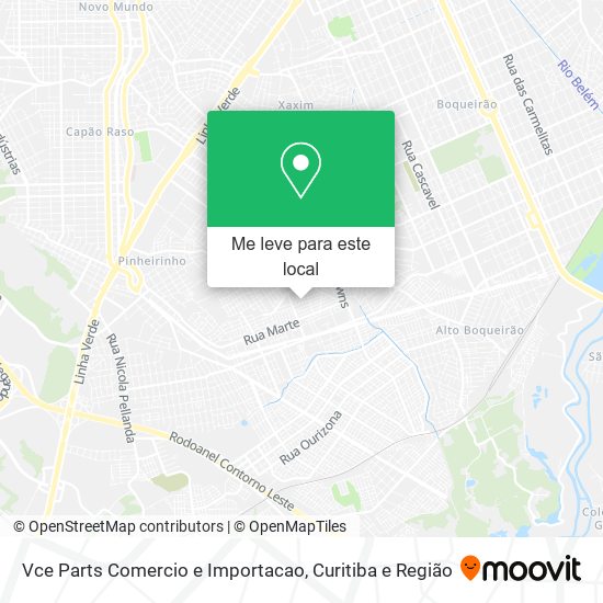 Vce Parts Comercio e Importacao mapa