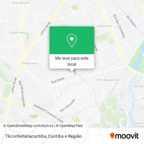 Tkconfeitariacuritiba mapa