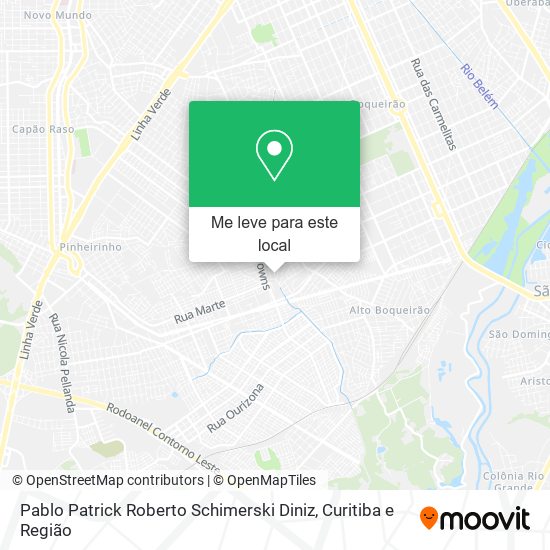 Pablo Patrick Roberto Schimerski Diniz mapa