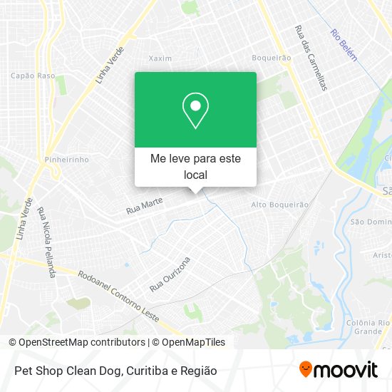 Pet Shop Clean Dog mapa