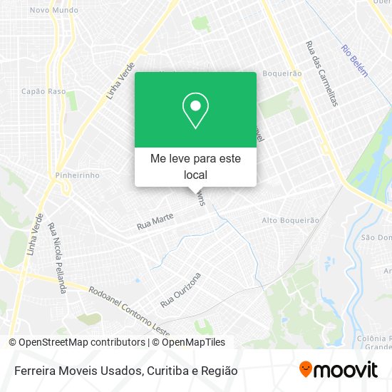 Ferreira Moveis Usados mapa